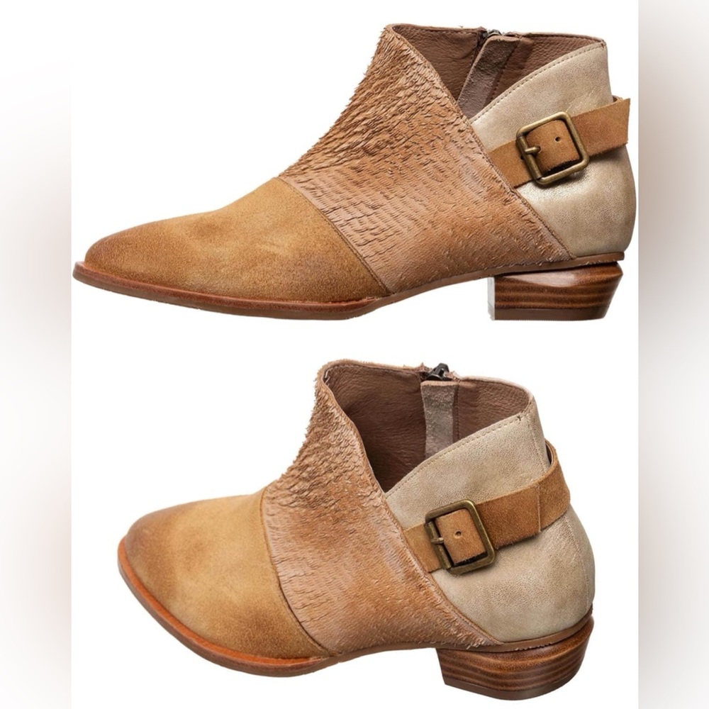 Antelope Comfortable Leather Leslie Ankle Boots Size 38 / US 7.5 NEW - Picture 1 of 11